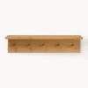 Ferm Living Perchero de pared de madera Place, 75 cm