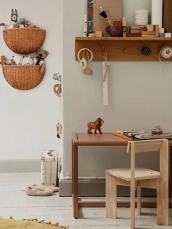 Ferm Living Perchero de pared de madera Place, 75 cm