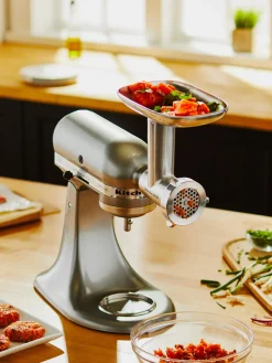KitchenAid Picadora de metal con embutidora
