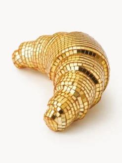Westwing Collection Pieza decorativa brillante Disco Croissant
