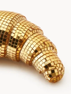 Westwing Collection Pieza decorativa brillante Disco Croissant