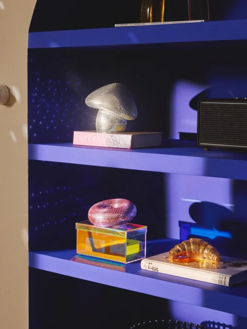 Westwing Collection Pieza decorativa brillante Disco Donut^ Jarrones|Figuras Decorativas