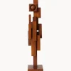 HKLIVING Pieza decorativa de madera de teca Skyline^ Figuras Decorativas|Decoración