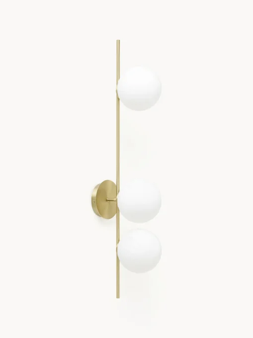 Westwing Collection Plafón de vidrio opalino Atlanta^ Apliques|Lámparas De Techo