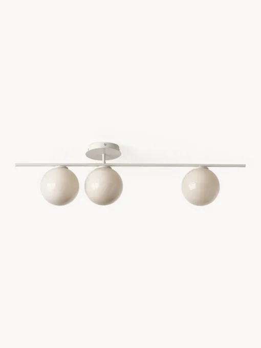 Westwing Collection Plafón de vidrio opalino Atlanta