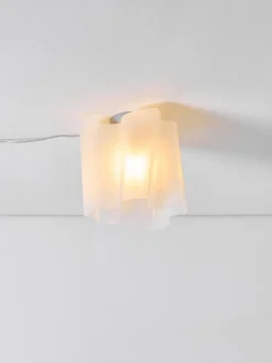 Artemide Plafón pequeño artesanal de vidrio soplado Logico