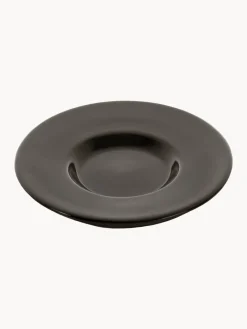 SERAX Platitos espresso de porcelana con esmalte reactivo Dune, 2 uds.