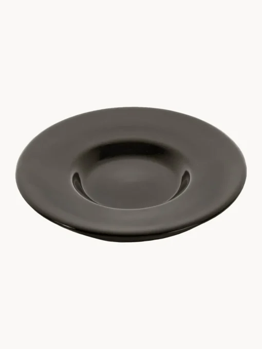 SERAX Platitos espresso de porcelana con esmalte reactivo Dune, 2 uds.