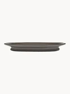 SERAX Platitos espresso de porcelana con esmalte reactivo Dune, 2 uds.