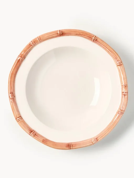 Les Ottomans Plato hondo pintado a mano Bamboo^ Platos Hondos|Vajillas Completas