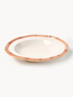 Les Ottomans Plato hondo pintado a mano Bamboo^ Platos Hondos|Vajillas Completas