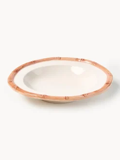Les Ottomans Plato hondo pintado a mano Bamboo^ Platos Hondos|Vajillas Completas
