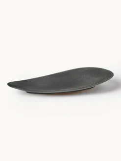 Broste Copenhagen Plato llano con forma orgánica artesanal Limfjord^ Platos Llanos|Vajillas Completas