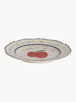 Bitossi Home Plato postre artesanal de porcelana Apple