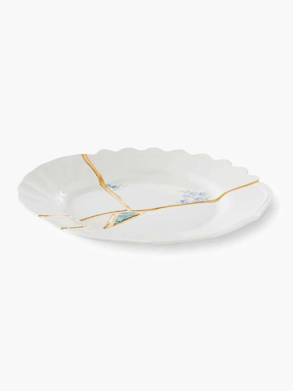SELETTI Plato postre de porcelana Kintsugi^ Platos De Postre|Vajillas Completas