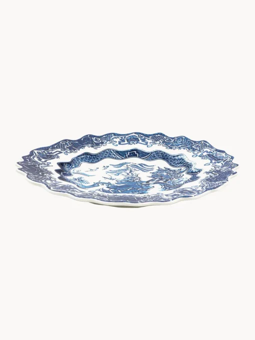 SELETTI Plato postre de porcelana Classic On Acid