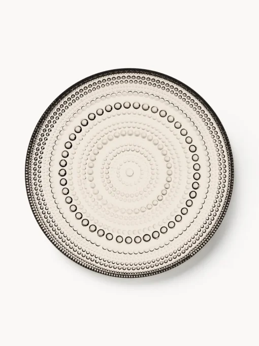 iittala Plato postre de vidrio Kastehelmi