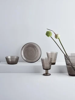 iittala Plato postre de vidrio Kastehelmi