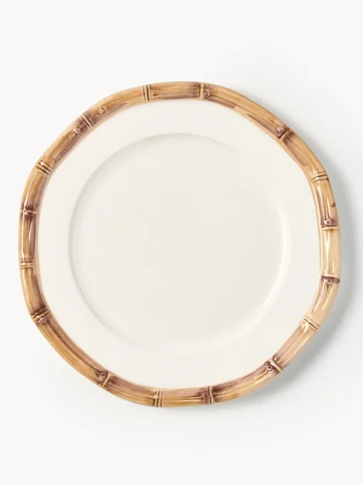 Les Ottomans Plato postre pintado a mano Bamboo