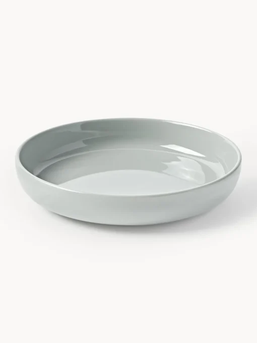 Westwing Collection Platos hondos de porcelana Nessa, 4 uds.^ Platos Hondos|Vajillas Completas