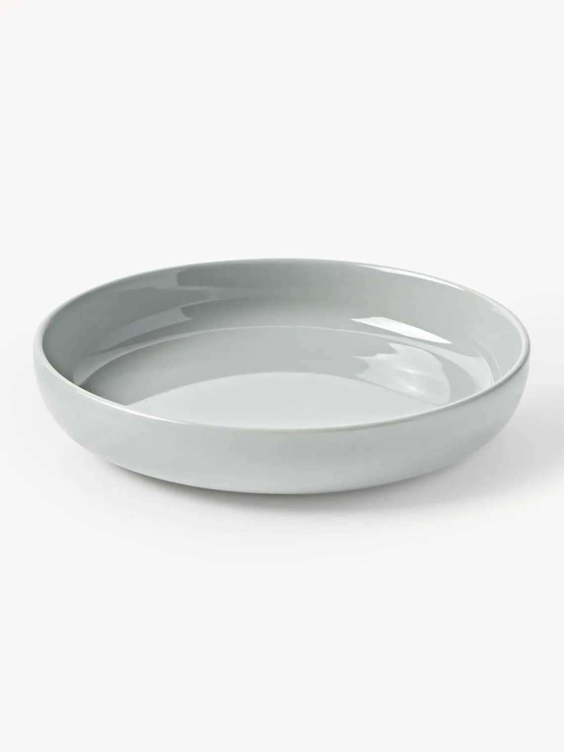 Westwing Collection Platos hondos de porcelana Nessa, 4 uds.^ Platos Hondos|Vajillas Completas