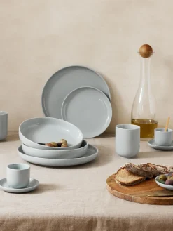 Westwing Collection Platos hondos de porcelana Nessa, 4 uds.^ Platos Hondos|Vajillas Completas