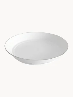 Meissen Platos hondos de porcelana con borde platino pintado a mano Vitruv, 2 uds.^ Platos Hondos|Vajillas Completas