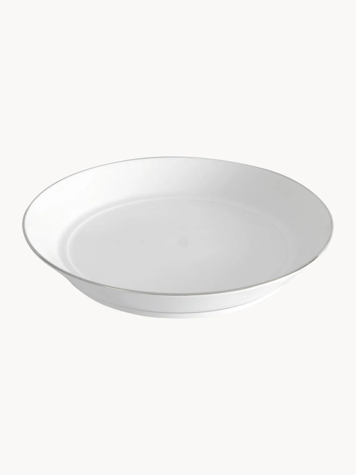 Meissen Platos hondos de porcelana con borde platino pintado a mano Vitruv, 2 uds.^ Platos Hondos|Vajillas Completas