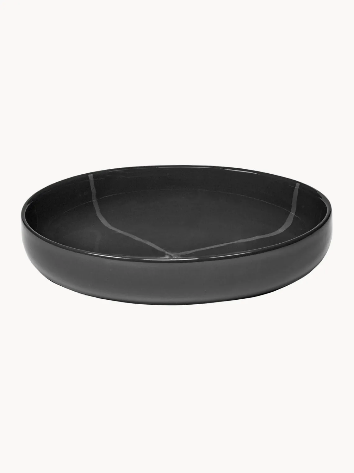 SERAX Platos hondos de porcelana con esmalte reactivo Zuma, 2 uds.