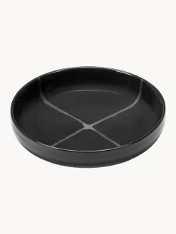 SERAX Platos hondos de porcelana con esmalte reactivo Zuma, 2 uds.