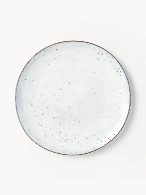Broste Copenhagen Platos llanos artesanales , 4 uds.^ Menaje De Mesa
