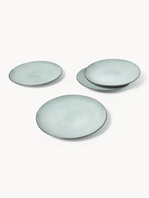 Broste Copenhagen Platos llanos artesanales , 4 uds.