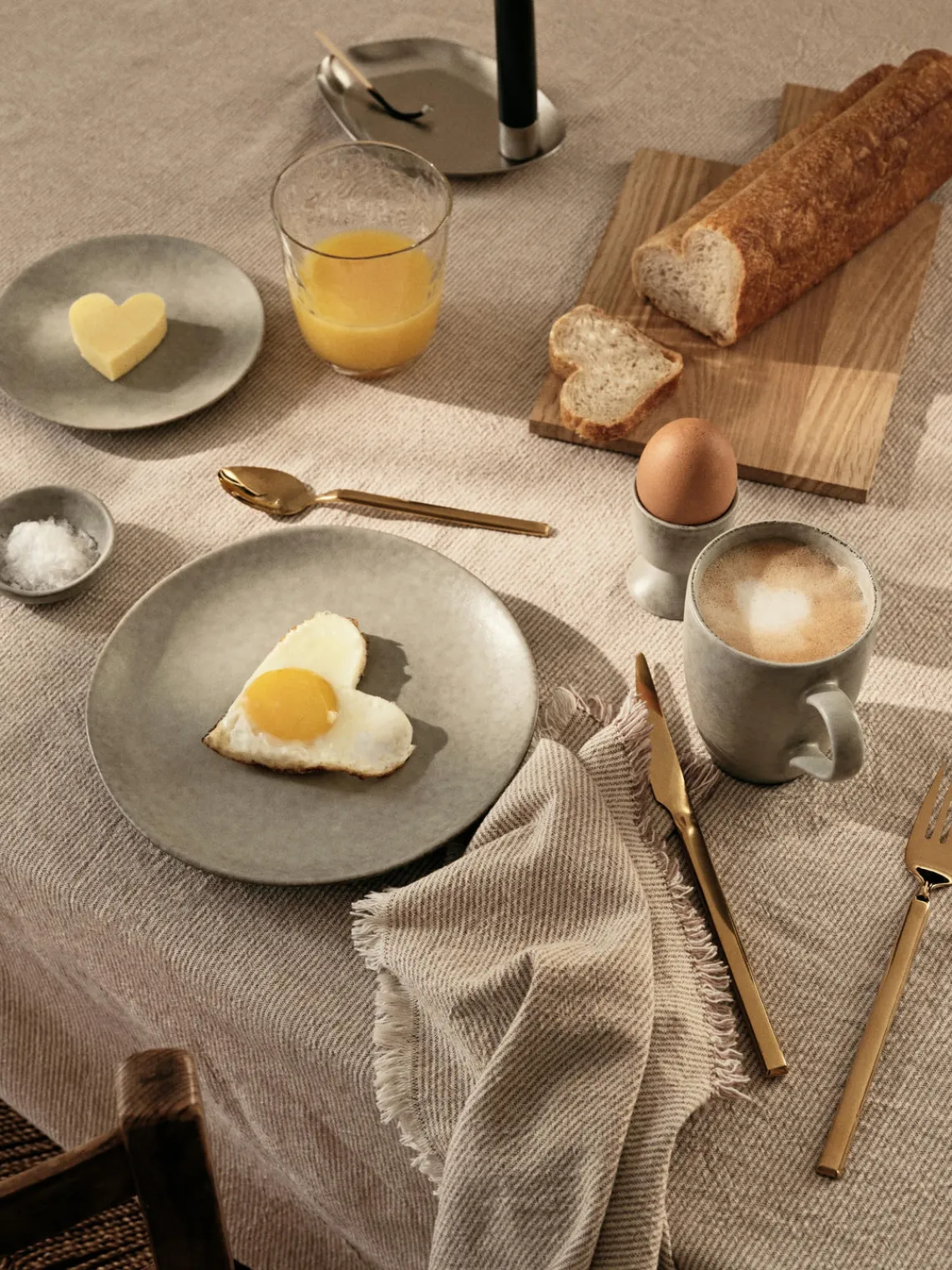 Broste Copenhagen Platos llanos artesanales , 4 uds.^ Menaje De Mesa