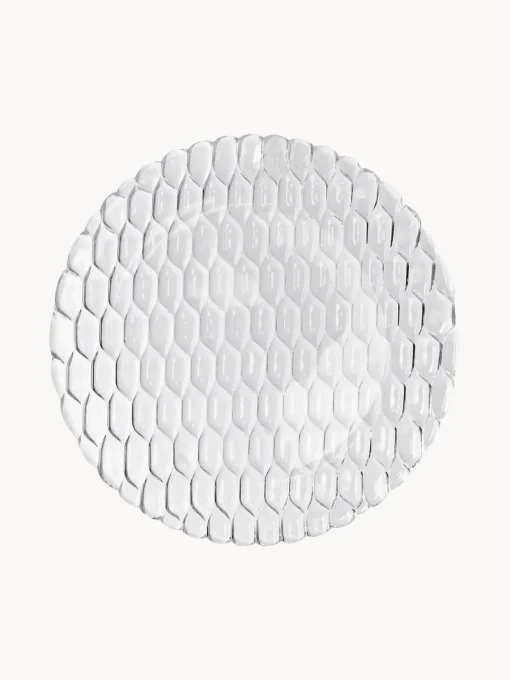 Kartell Platos llanos con relieves Jellies, 4 uds.^ Platos Llanos|Vajillas Completas