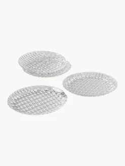 Kartell Platos llanos con relieves Jellies, 4 uds.^ Platos Llanos|Vajillas Completas