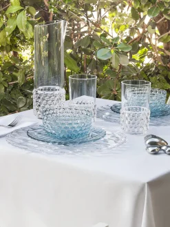 Kartell Platos llanos con relieves Jellies, 4 uds.^ Platos Llanos|Vajillas Completas