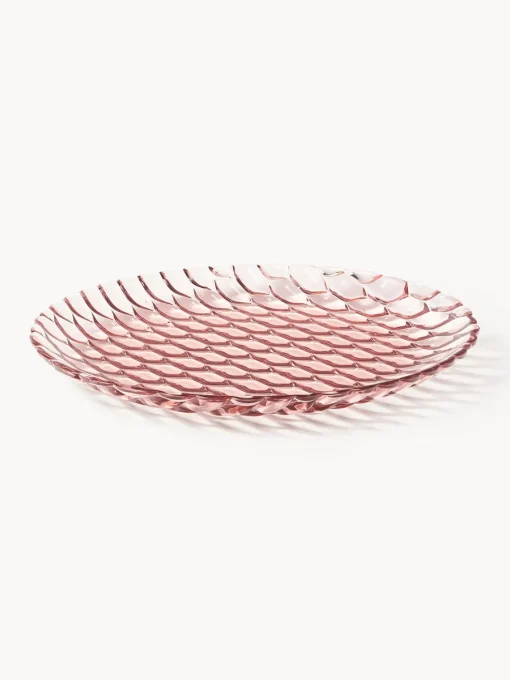 Kartell Platos llanos con relieves Jellies, 4 uds.^ Platos Llanos|Vajillas Completas