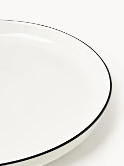 Westwing Collection Platos llanos de porcelana Facile, 2 uds.^ Platos Llanos|Vajillas Completas