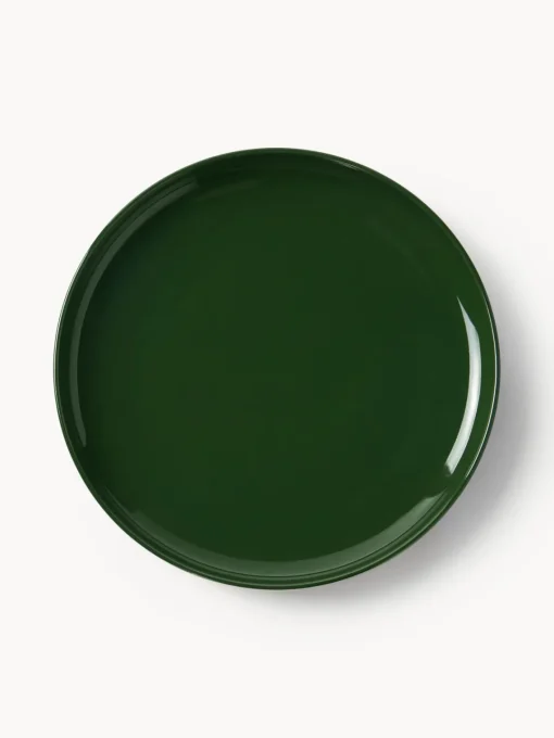 Westwing Collection Platos llanos de porcelana Nessa, 4 uds.^ Platos Llanos|Vajillas Completas