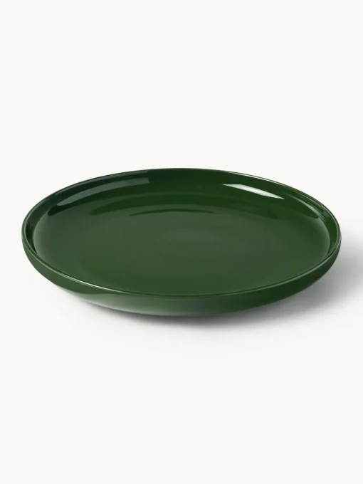 Westwing Collection Platos llanos de porcelana Nessa, 4 uds.^ Platos Llanos|Vajillas Completas