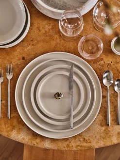 SERAX Platos llanos de porcelana con esmalte reactivo Dune, 2 uds.^ Platos Llanos|Menaje De Mesa