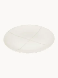 SERAX Platos llanos de porcelana con esmalte reactivo Zuma, 2 uds.