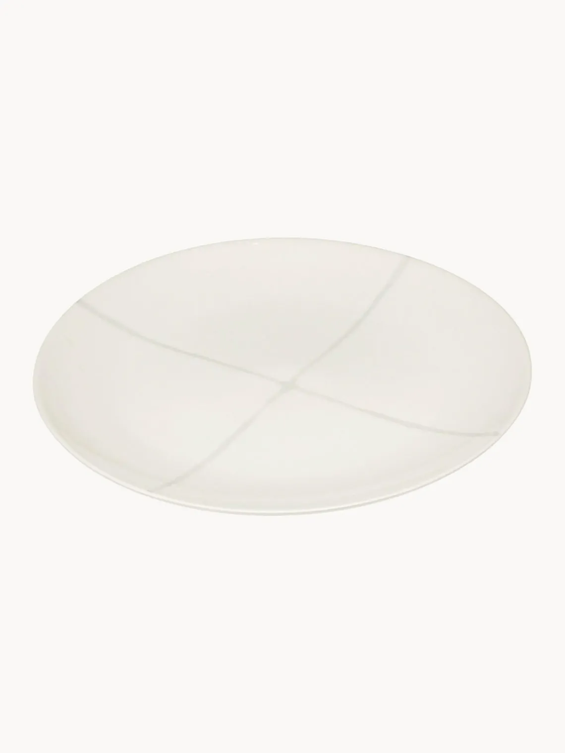 SERAX Platos llanos de porcelana con esmalte reactivo Zuma, 2 uds.