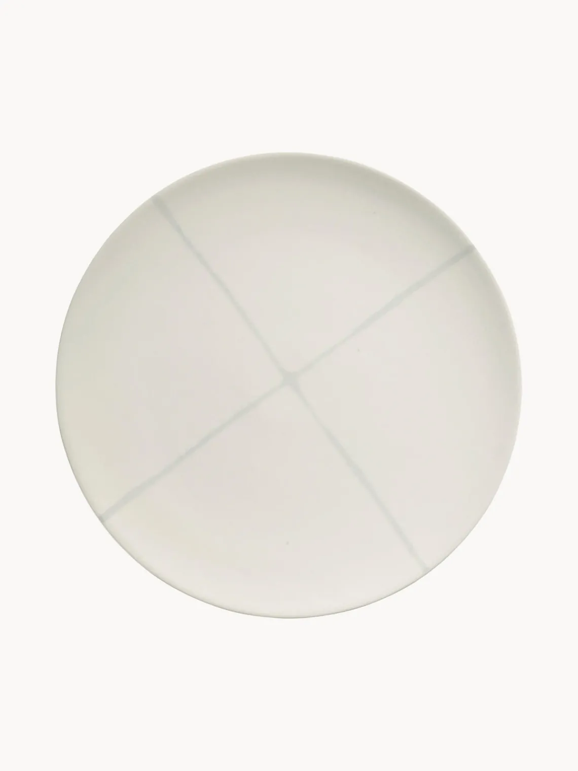 SERAX Platos llanos de porcelana con esmalte reactivo Zuma, 2 uds.