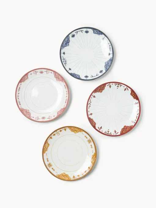 Westwing Collection Platos llanos Mystic, 4 uds.^ Platos Llanos|Vajillas Completas