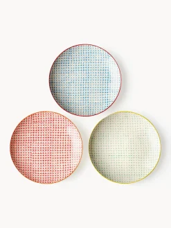 Bloomingville Platos postre artesanales Carla, 3 uds.
