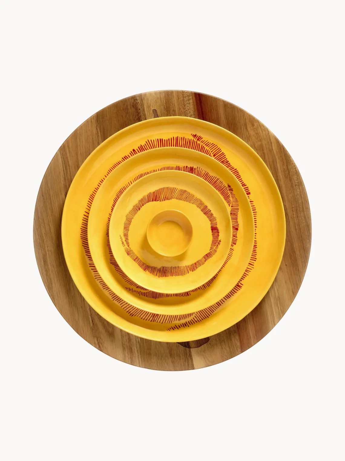 SERAX Platos postre con esmalte reactivo Feast 2 uds.