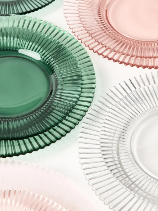 Westwing Collection Platos postre con relieves Effie, 4 uds.^ Platos De Postre|Vajillas Completas