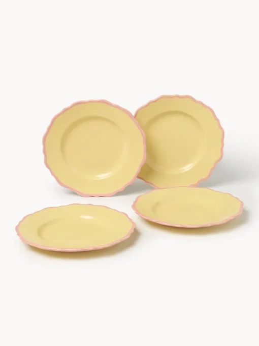 Westwing Collection Platos postre Crumble, 4 uds.