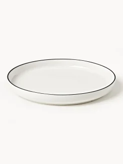 Westwing Collection Platos postre de porcelana Facile, 2 uds.^ Platos De Postre|Vajillas Completas